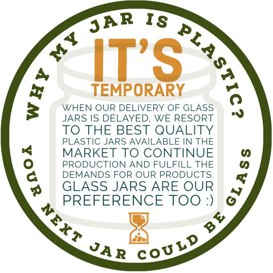 Why my jar is plastic?