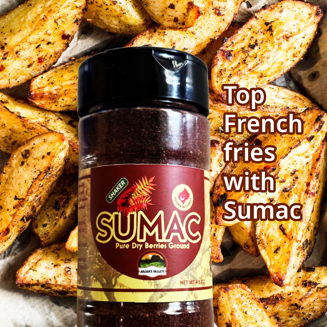 Turkish Sumac - Pure Ground Sumac Berries (8 oz) - Authentic Flavor from Turkey