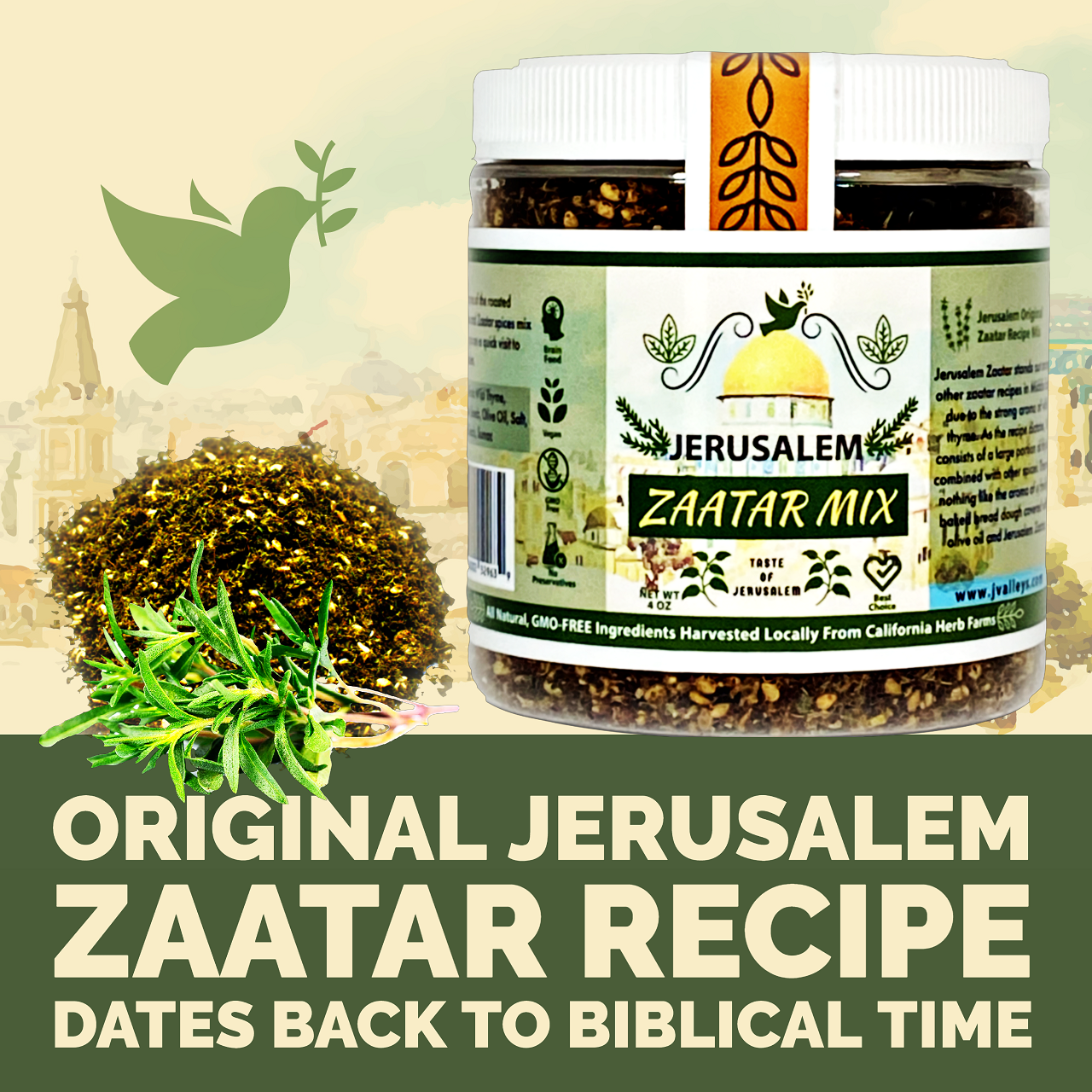 Original Jerusalem Zaatar 8 OZ